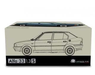 Alfa Romeo 33 1.3S Edizione 1985 Grigio metallizzato Laudoracing 1:18 Resinemodell (Türen, Motorhaube... nicht zu öffnen!)